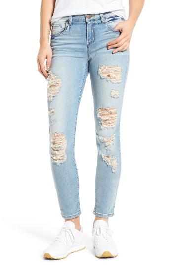 Women's Sts Blue Piper Ripped Skinny Ankle Jeans - Blue