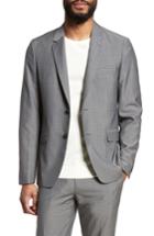 Men's Theory Gansevoort Trim Fit Check Wool Sport Coat R - Grey
