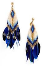 Women's Gas Bijoux Huichol Plume Earrings
