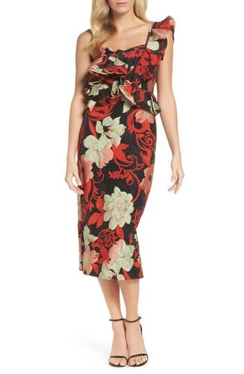 Women's Mestiza New York Katalina One-shoulder Midi Dress - Grey