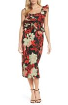 Women's Mestiza New York Katalina One-shoulder Midi Dress - Grey