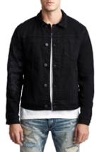 Men's True Religion Brand Jeans Dylan Denim Jacket, Size - Black