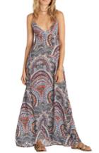 Women's Billabong Places To Be Maxi Dress - Blue