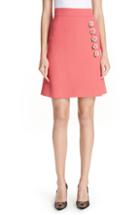 Women's Dolce & Gabbana Rose Button Skirt Us / 40 It - Pink