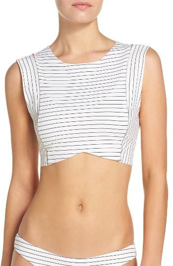 Women's Boys + Arrows Teagan The Tomboy Bikini Top - Ivory