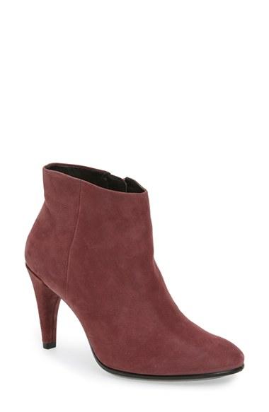 Women's Ecco 'shape 75' Bootie -4.5us / 35eu - Burgundy