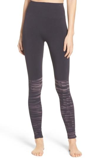 Women's Free People Fp Movement Tie-dye Leggings - Black