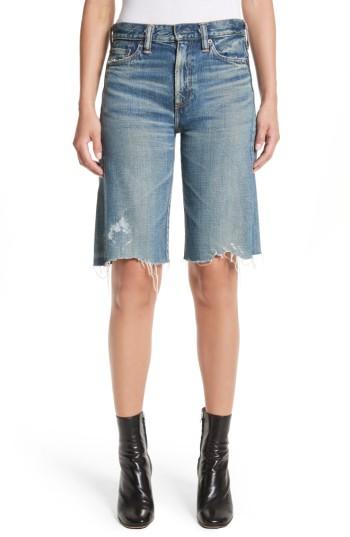 Women's Simon Miller Gannett Denim Shorts - Blue