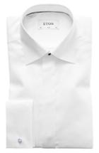Men's Eton Slim Fit Textured Formal Dress Shirt .5 - White