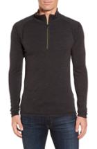 Men's Smartwool Merino 250 Base Layer Quarter Zip Pullover, Size - Grey