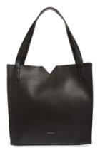 Pixie Mood Alicia Faux Leather Tote Bag & Pouch Set - Black