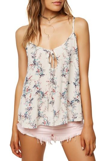 Women's O'neill Booker Keyhole Tank Top - White