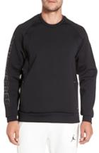 Men's Nike Jordan Sportswear Flight Tech Shield Crewneck - Black