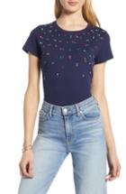Women's Halogen Embellished Tee - Blue