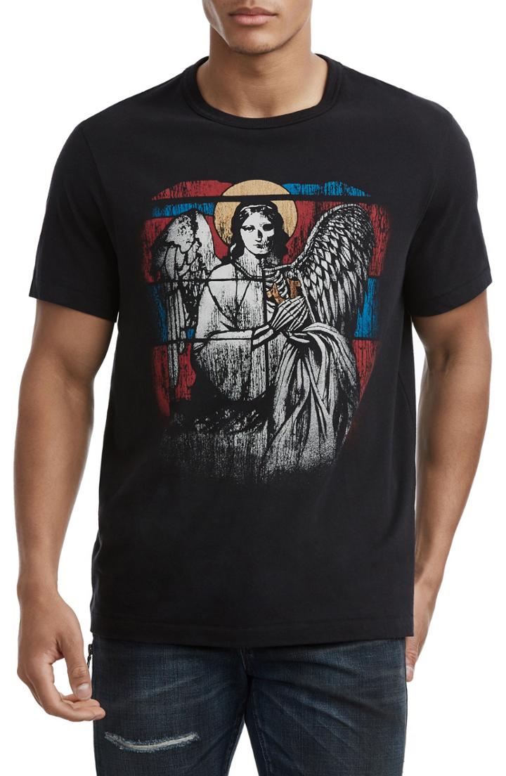 Men's True Religion Brand Jeans True Vices Graphic T-shirt, Size - Black