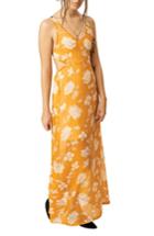 Women's Stone Row Net Gonna Die Floral Maxi Dress - Yellow