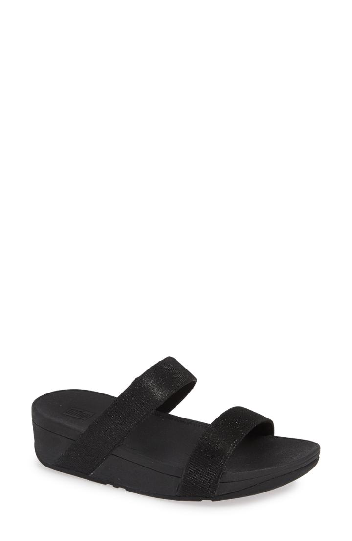 Women's Fitflop Lottie Glitzy Sandal M - Black