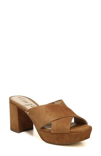 Women's Sam Edelman Jayne Sandal M - Brown