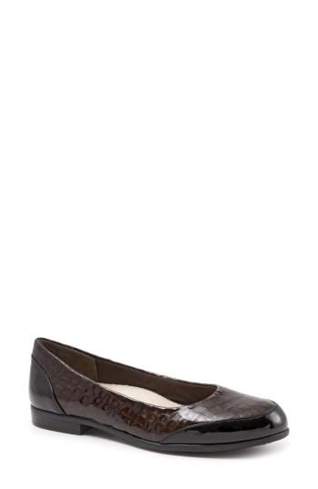 Women's Trotters Arnello Flat N - Brown