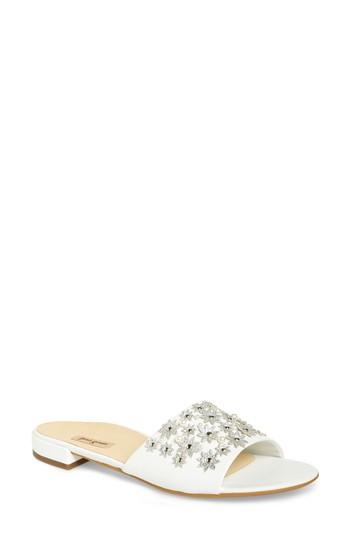Women's Paul Green Daisy Slide Sandal .5us/ 3uk - White