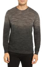 Men's Bugatchi Crewneck Wool Blend Sweater - Grey