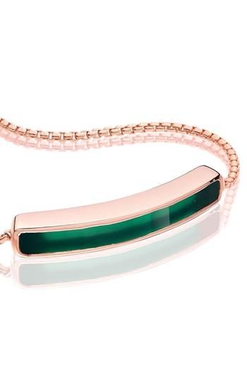 Women's Monica Vinader Baja 18k Rose Gold Stone Bracelet