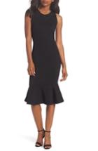 Women's Felicity & Coco Monrow Flutter Hem Midi Dress - Black