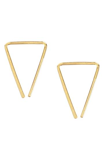 Women's Kris Nations Triangle Pull-through Earrings