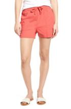 Women's Caslon Pull-on Twill Shorts - Coral