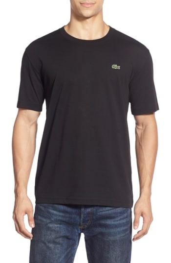 Men's Lacoste 'sport' Cotton Jersey T-shirt (s) - Black