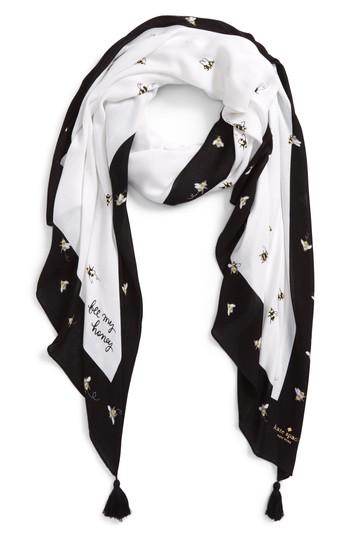 Women's Kate Spade New York Abuzz Tasseled Scarf