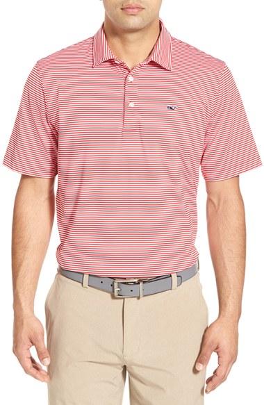 Men's Vineyard Vines 'cliff' Stretch Performance Golf Polo