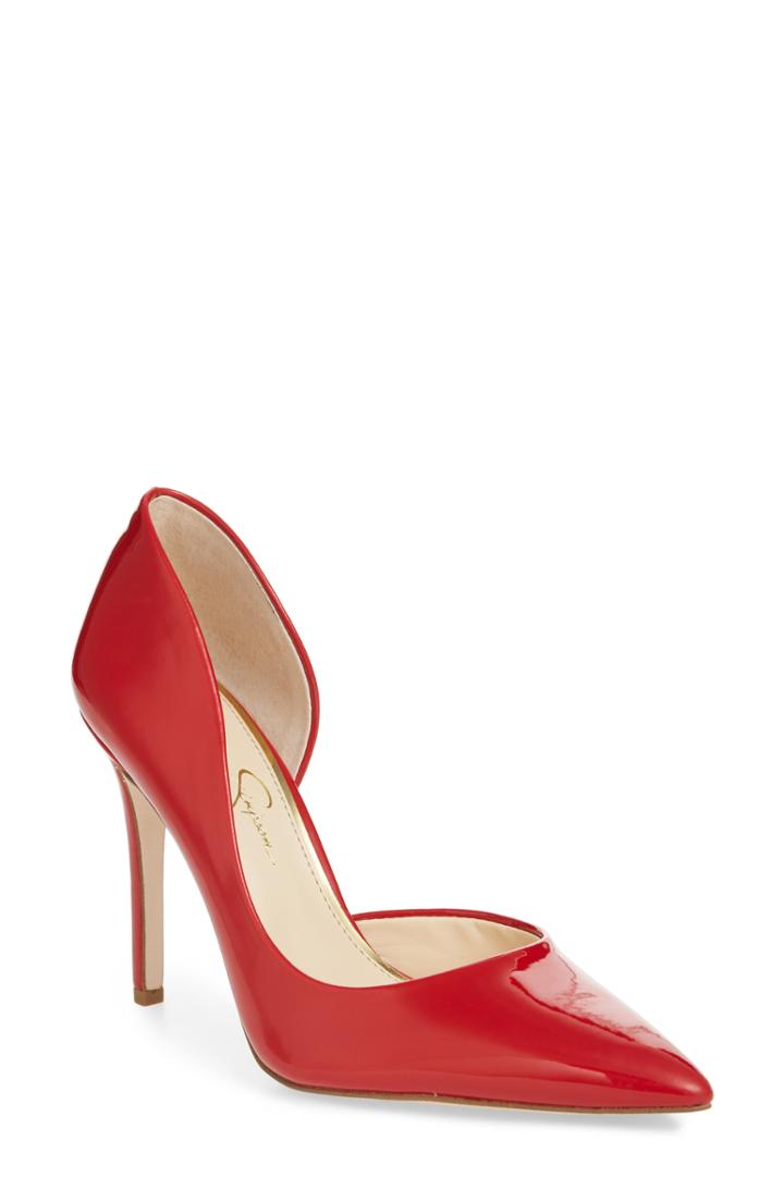 Women's Jessica Simpson Pheona Pump .5 M - Red