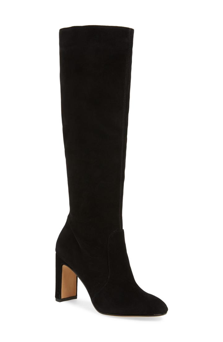 Women's Dolce Vita Coop Knee High Boot .5 M - Black