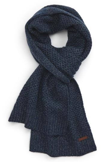 Men's Ted Baker London Kapok Wool Blend Scarf, Size - Blue