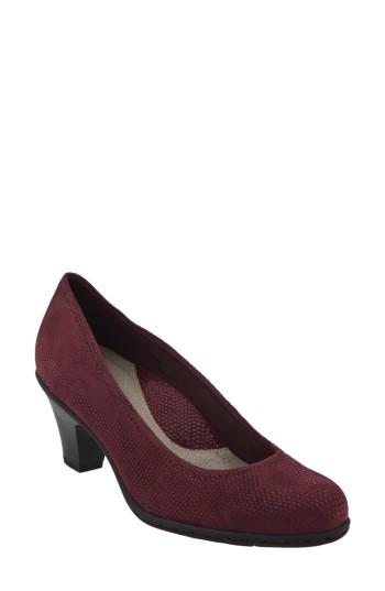 Women's Earth Bijou Pump M - Burgundy
