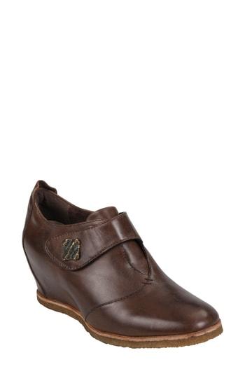 Women's Earth Zanza Wedge Bootie M - Brown