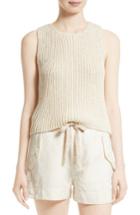 Women's Vince Rib Knit Tank - Ivory