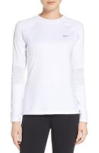 Women's Nike Hydro Long Sleeve Rashguard - White