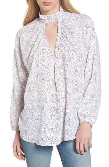 Women's Bishop + Young Chloe Choker Blouse - White