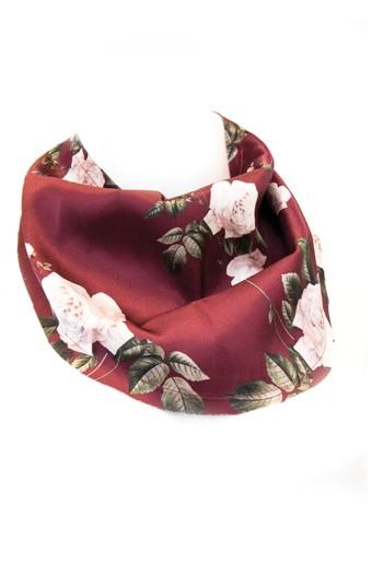 Women's New Friends Colony Winter Rose Neckerchief, Size - Red