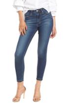 Women's Articles Of Society Heather High Waist Crop Skinny Jeans - Blue