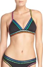 Women's La Blanca Threading Along Triangle Bikini Top