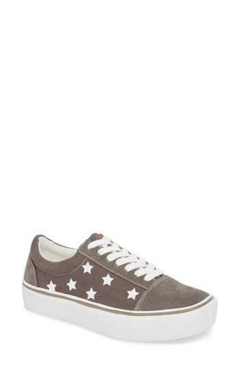 Women's Steve Madden Emile Platform Sneaker .5 M - Grey