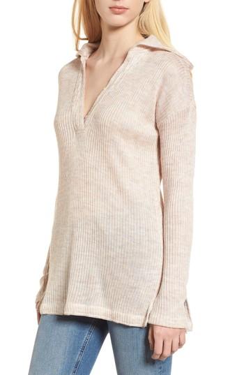 Women's Splendid Impressionist Hoodie - Pink