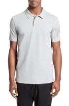 Men's Y-3 Logo Print Polo - Grey