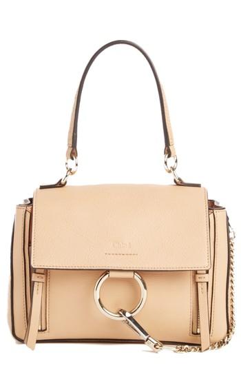 Chloe Mini Faye Day Leather Crossbody Bag - Black