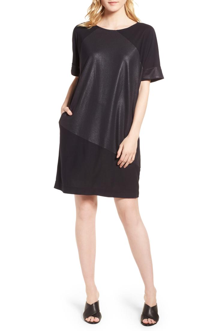 Women's Kenneth Cole New York Glitter Block T-shirt Dress