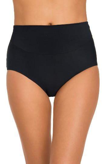 Women's Amoressa Martini High Waist Bikini Bottoms - Black