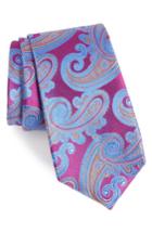 Men's Nordstrom Men's Shop Swanee Paisley Silk Tie, Size - Purple